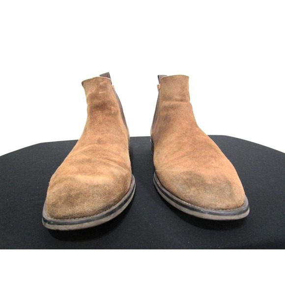 Flag Ltd. Brown Suede Pull On Chelsea Boots Men Sz 10 M - Picture 3 of 12